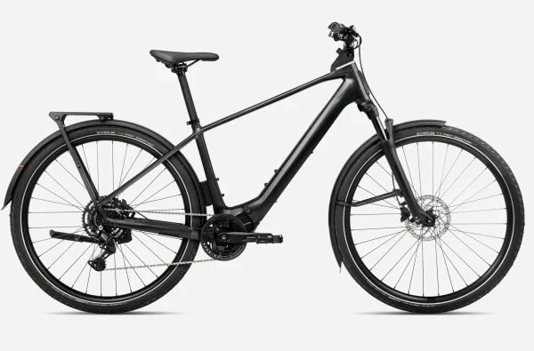 Photographie d'un vélo électrique noir Orbea